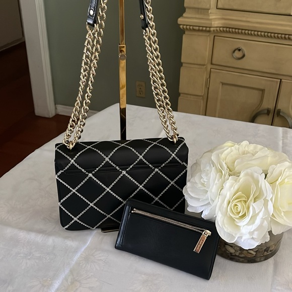 Kate Spade NY ♠️EMERSON PLACE LAWREN SHOULDER BAG and Wallet SET - Picture 7 of 15